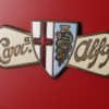 1937 alfa romeo 8c 2900a body badge